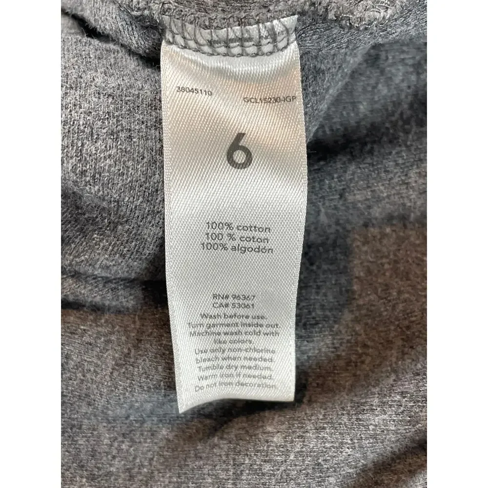 OshKosh Boys Classic Gray Cotton Turtleneck Size 6